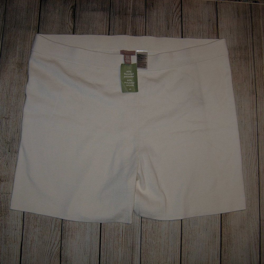 H&M White Sweater Lounge Shorts 3X NEW WITH TAG